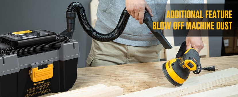 20V Cordless Vacuum Cleaner-Wet/Dry Shop Vac,2.6 Gallon Capacity,Compatible with DeWALT Batteries (Bare Tool - No Battery & No Charger),Ideal for Cleaning Car,Home Spaces,and Workshops RCSV-20