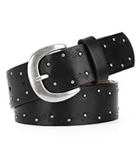 VONMELLI 2 Packs Women Leather Belts for Jeans Fashion Leather Ladies Waist Belt