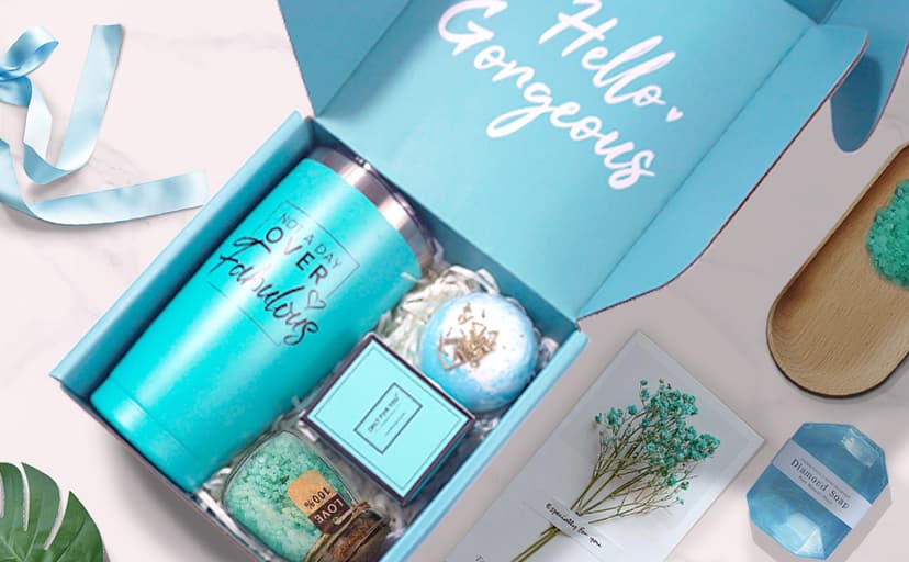 Birthday Gifts for Women, Christmas Gifts, Self Care Gifts for Women Mom Sister Wife Best Friend Teacher Nurse Coworker, Relaxing Spa Gift Basket Set Mothers Day Gifts