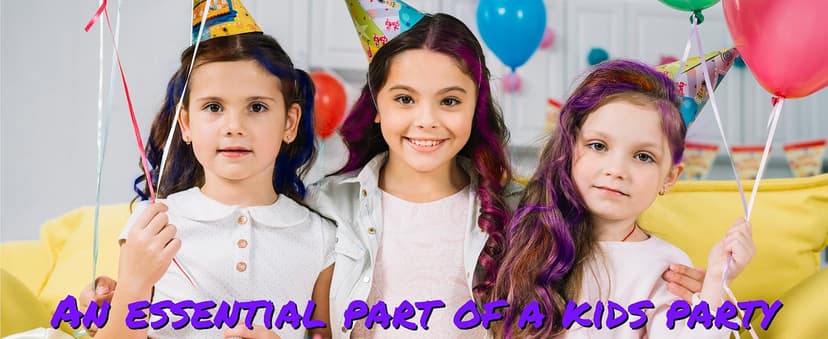 Desire Deluxe Hair Chalk for Girls Makeup Kit of 10 Temporary Colour Pens Gifts, Great Toy for Kids Age 5 6 7 8 9 10 11 12 13 Years Old, "Blue,Green,Grey,Pink,Purple