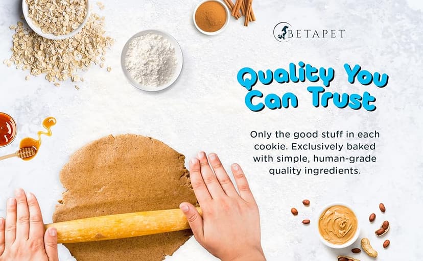 Dog Birthday Cookies - Treats for Dogs at Any Age - Made With Human-Grade Ingredients - Happy Bday Cookies for Boy or Girl Puppy - First Bday Gift - Baked Fresh in USA