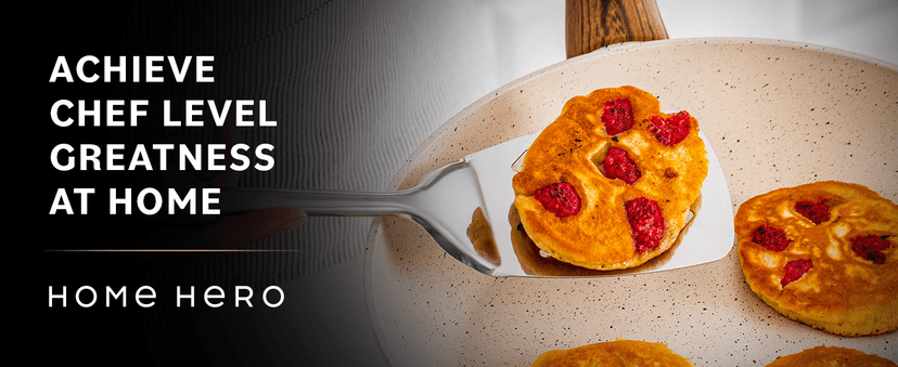 Home Hero 54 Pcs Stainless Steel Kitchen Utensils Set - Nonstick Stainless Steel Cooking Utensils Set - Heat Resistant Kitchen Essentials & Metal Kitchen Gadgets (54 Pcs)