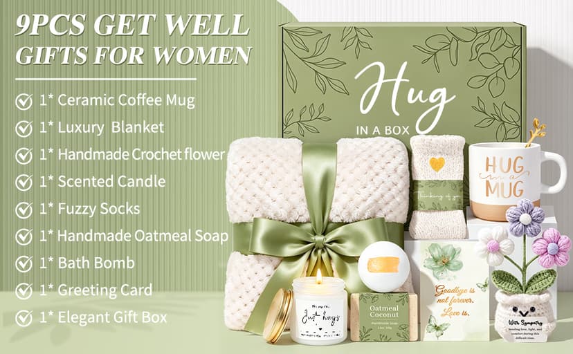 Sympathy Gifts for Loss of Loved One Sympathy Gift Baskets Miscarriage Care Package for Women Grief Bereavement Memorial Gift Ideas for Loss of Mother Dad Son Condolence Remembrance Hug in a Box Gifts B0H5X7C3GV