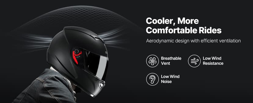 VEVOR Full Face Motorcycle Helmet DOT Approved, Dual Visor & Interchangeable Lens, Smart Street ABS Helmet Comfortable Motocross Helmet, Fit for Youth & Adults
