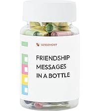 Pre-Written Love Capsules Messages in a Bottle, Love Letters Long Distance Relationships Gifts (50+),Christmas, New Year Gifts for Husband, Wife, Boyfriend, Engaged Gifts for Couples (Long Distance)