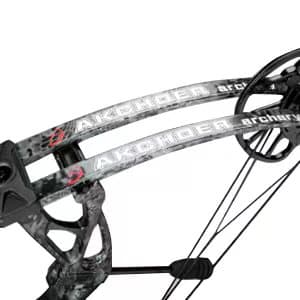 Compound Bow and Arrow Set 30-70 lbs for Adult, Adjustable Hunting Compound Bow Archery with Limbs Made in USA, Right Hand, 18”-31”, up to IBO 320 fps