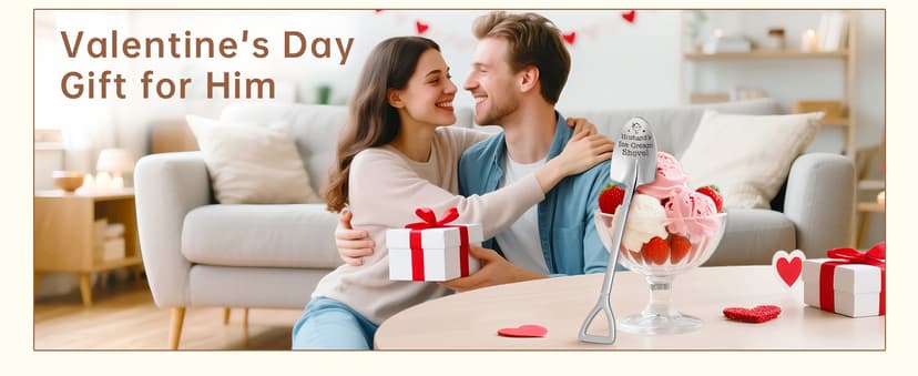 Fathers Day Husband Gifts from Wife - Funny Father's Day for Him Dad Daddy Grandpa Boyfriend Anniversary Birthday Gifts for Men, To My Husband Lover I Love You Gift Husband's Ice Cream Shovel