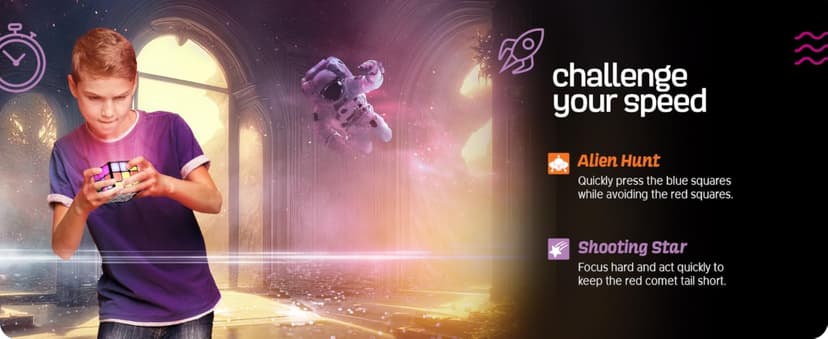 Rechargeable Game Activity Cube - Toys for Boys and Girls - 9 Fun Brain & Memory Games - Birthday Gifts for Age 6, 7, 8, 9, 10, 11, 12 Year Old Kids Teens - Best Boy Toy Gift Ideas