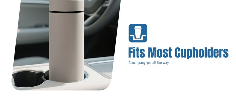 PARACITY Insulated Water Bottle, 17 oz Stainless Steel Water Bottles, Double Wall Vacuum Hot Drinks Thermo, Metal Water Bottle Keeps Hot for 12 Hrs, Cold for 24 Hrs, for Coffee, Tea