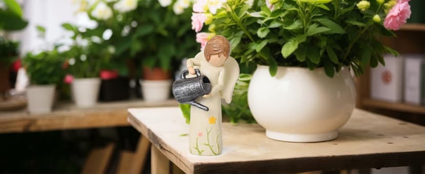 Garden Gifts for Mom, Sisters, Friends, New Home Gift Ideas, Unique Sculpted Hand-Painted Figurine Gardening Gifts for Women, Garden Gift for Gardeners Woman B0DCN2H3B2