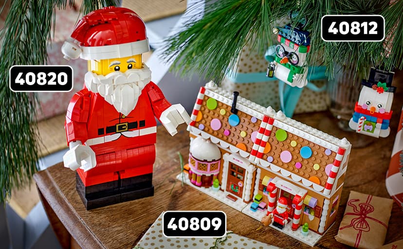 Christmas Craft, Building Toys, Girls & Boys, Ages 6+, Christmas Tree Decoration with Hanging Rings, 168 pieces LEGO Snowman Ornaments 40812 B0G2KJ8V5R