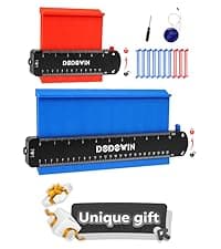 dodowin Contour Gauge Tool,Fathers Day Gifts for Men Birthday Dad Husband Him, Super Gauge Shape Outline Tool for Woodworking, Flooring Measure Tools,Anniversary/Boyfriend Gift