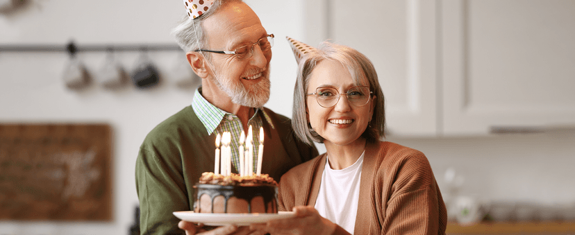 HAPPYPOP 50TH 60TH Birthday Gift Ideas - Men Birthday Socks for 50 60 Year Old Man Dad Him