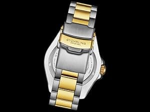 Stuhrling Original Men's Dive Watch, Swiss Movement, Stainless Steel, Blue Dial, Stainless Steel Bracelet, 100M Water Resistant