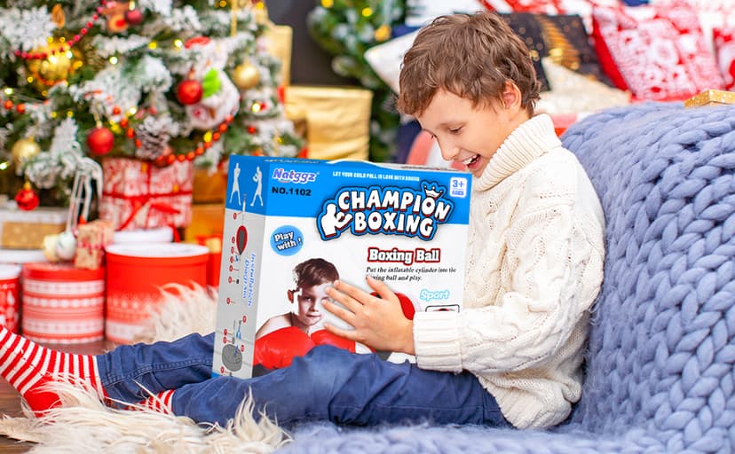 Punching Bag for Ages 3 4 5 6 7 8+ Years Old Kids, Boxing Bag Set Toy with Boxing Gloves, Height Adjustable Punching Bag, Sport Toy for Boys & Girls, Ideal Christmas Birthday Gift for Kids