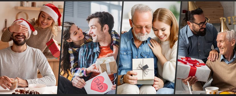 Ufree Beard Trimmer for Men, Waterproof Electric Razor for Nose, Body, Face & Mustache, Cordless Hair Clippers Shavers Grooming Kit, Gifts for Men Husband Father