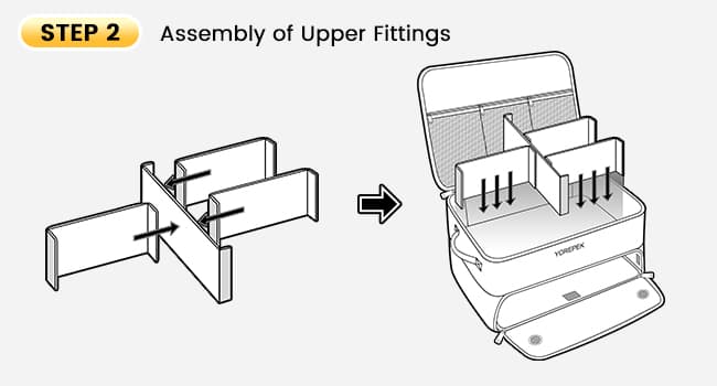 YOREPEK 2 Layer Golf Trunk Organizer, Golf Gifts for Men with Separate Ventilated Compartment for 2 Pair Shoes, Waterproof Car Trunk Locker for Balls, Tees, Clothes, Gloves, Accessories, Golfer Gifts