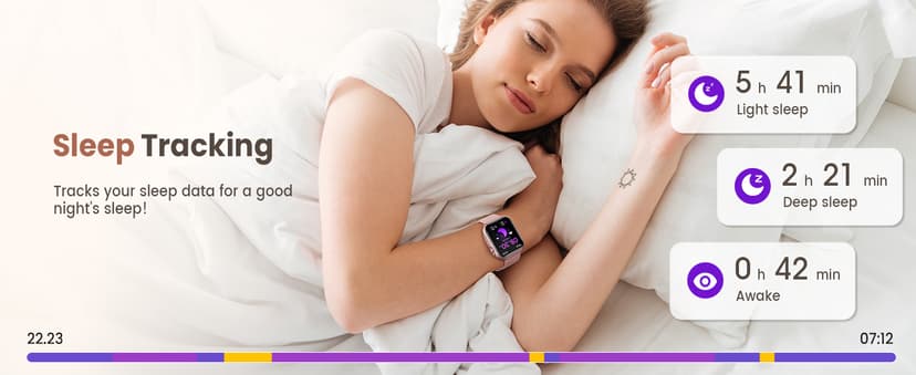 AKUMAKA Smart Watches for Women (Android/iPhone), 1.83" HD Smart Watch with Calls/Messages/Notifications, Sleep/Heart Rate/SpO2/Blood Pressure Monitor, 110+ Sports Modes Fitness Tracker Watch, 1000mAh Battery