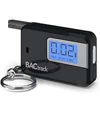 BACtrack Go Keychain Breathalyzer (Black) | Ultra-Portable Pocket Keyring Alcohol Tester for Personal Use