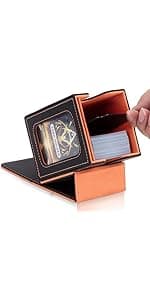 Briefcases for Men, Professional Leather Briefcase with Lock, Hard Shell Business Brief Case, Durable Executive Attache Case for Laptop Documents, Mens Hard Briefcase for Work Office Travel