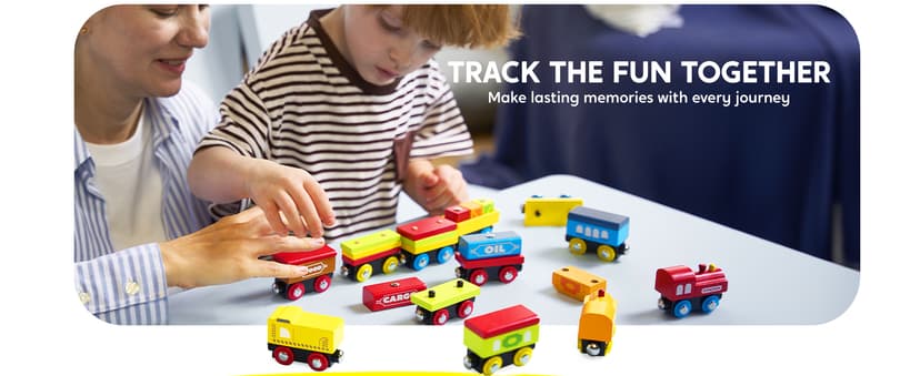 Montessori Wooden Train Toy Set for Kids, 12PCS Magnetic Train Cars with Storage Gift Box, STEM Educational Toy for Boys & Girls, Ages 2-8 Years, Christmas Birthday Party Gift