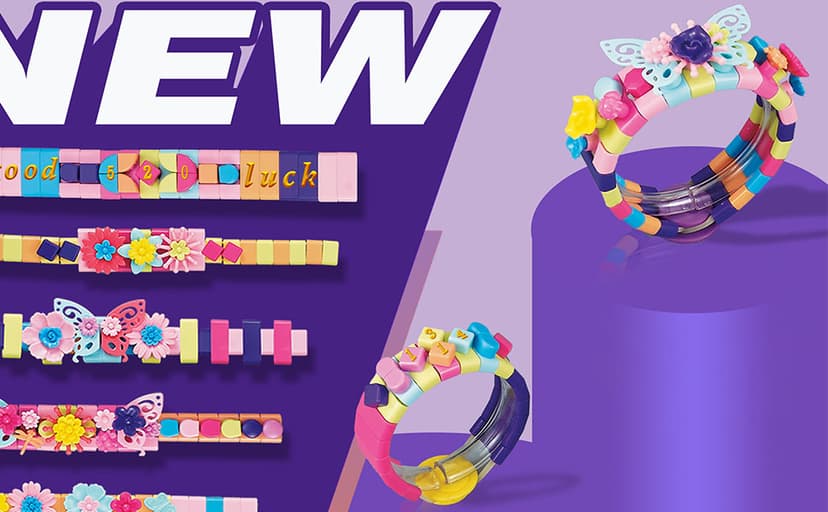 Coiinala Friendship Bracelet Making Kit for Ages 7+ Girl, 488-Piece DIY Charm Rubberband Bracelets Maker with Charm & Stickers, Craft Supplies Arts Maker Jewelry Making kit for Girls B0FCRF8D9B