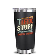 NewEleven Fathers Day Gift For Dad - Birthday Gifts For Dad From Daughter, Son, Kids - Husband Gift - Birthday Present Ideas For Father, New Papa, Bonus Father From Daughter, Son - 20 Oz Tumbler