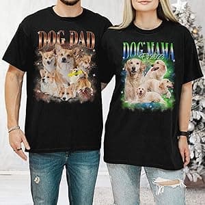 Custom Photo Bootleg Rap Shirt with Girlfriend's Face for Boyfriend - Vintage Graphic Shirt for Men