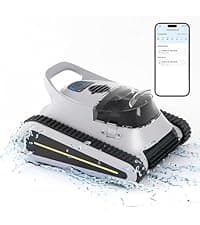 (2025 New) Cordless Robotic Pool Cleaner, Robotic Pool Vacuum for Inground Pools, Floor, Wall, Waterline and Drain Cleaning, 180 min Battery Life for Pool Up to 2150 Sq.ft