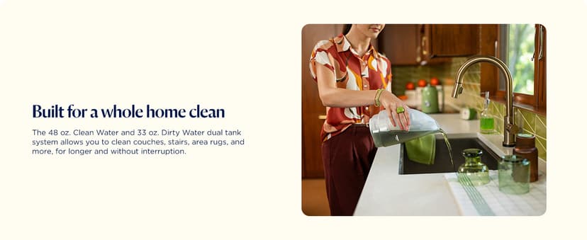 BISSELL Little Green Multi-Purpose Portable Carpet and Upholstery Cleaner, Car and Auto Detailer, with Exclusive Specialty Tools, Green, 1400B