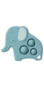 Itzy Ritzy Silicone Teething Mitt - Soothing Infant Teething Mitten with Adjustable Strap, Crinkle Sound & Textured Silicone to Soothe Sore & Swollen Gums - For Ages 3 Months & Up (Cactus)