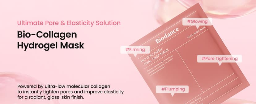 BIODANCE Bio-Collagen Real Deep Mask, Hydrating Overnight Hydrogel Face Mask, Pore Minimizing, Elasticity, Plumping, Travel Essentials & Self Care Gifts for Women, Korean Skin Care | 1.19oz(34g) x 4ea B0B2RM68G2