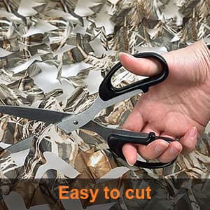 Camo Netting, Camouflage Netting, Hunting Blind Camo Net, Army Party Decorations, Sunshade Fence Nets, Lightweight, Bulk Roll, Mesh, Great for Camping, Shooting, Photograph, Car Cover, Outdoor