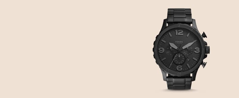 Fossil Men's Nate Quartz Stainless Steel Chronograph Watch