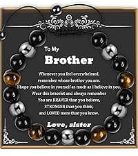 Sereney 9 10 11 12 13 15 16 18 21 30 40 50 60 Year Old Birthday Gifts for Him Boys, Handmade Triple Protection Bracelets as Adjustable National Boyfriend Day Bracelets for Boys Son Grandson Dad Man