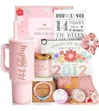 13th Birthday Gifts for Girls - 13 Year Old Girl Gifts Ideas for Offical Teenagers Girls - 13th Birthday Decorations Trendy Teen Girl Stuff - 11 Pieces Best Present for Daughter, Niece