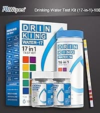 AAwipes Aquarium Ammonia Test Strips 8-in-1 |25 Strips | Quick & Accurate Water Testing Test pH, Carbonate, Alkalinity, Hardness, Chlorine, Nitrite, etc. (K02-25)
