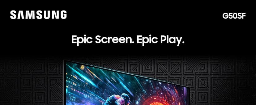 Samsung 27” Odyssey OLED G5 (G50SF) QHD & QD-OLED Gaming Monitor, 180Hz Refresh Rate, 0.03ms (GtG) Response Time, NVIDIA G-Sync Compatible, AMD FreeSync™, LS27FG500SNXZA
