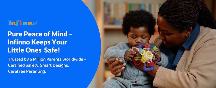 Baby Montessori Sensory Teething Toy - Safe, Multi-Functional BPA-Free Silicone Teether for Babies 0-12 Months - Teething Relief & Fun Play with Rattle - Perfect Baby Toys for Boys & Girls