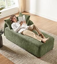 Oversized Recliner Chair for Living Room, Modern Reclining Sofa Home Theater Seating with Upholstered Push Back, Mid-Century Reclining Armchair with Lumbar Support, Bedroom, Reading Nook, Office