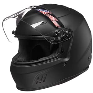 ILM Snell SA2020 Full Face Auto Car Racing Helmets for Men and Women Model 760(Matte Black, L)