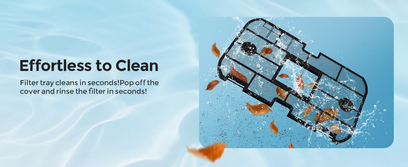 C5 Cordless Robotic Pool Cleaner with 180-Min Runtime, 2.7L Large Filter Basket & Self Parking, Pool Vacuum for Above-Ground Flat Pools up to 2200 Sq.Ft