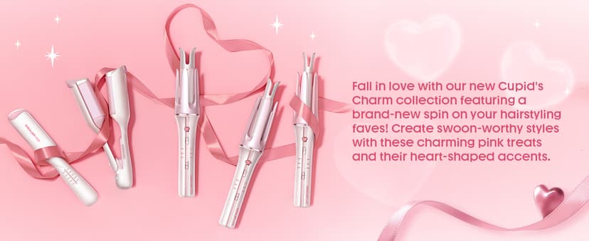 SHEGLAM Automatic Curling Iron (Pink, 1.25 inch) B0G2C48SRB