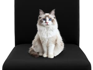 BIETYONE Chair Covers,Dining Room Chair Covers Set of 6,Stretch Kitchen Chair Cover,Washable Dining Chair Cover,Parsons Chair Slipcovers Protective,for Home,Restaurant,Banquet