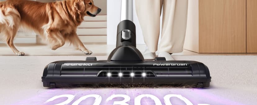 Eureka Cordless Vacuum Cleaner Lightweight, Stick Vacuum Rechargeable for Hardwood, Pet Hair, Black, ReactiClean 410