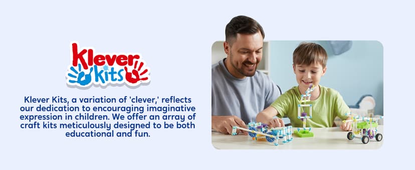 Klever Kits 36-in-1 Motor Robotic Kits, Make Your Own Kids Craft Kits Educational STEM Toys for Ages 8-13 Boys and Girls, Science Gifts for 8 Years Old