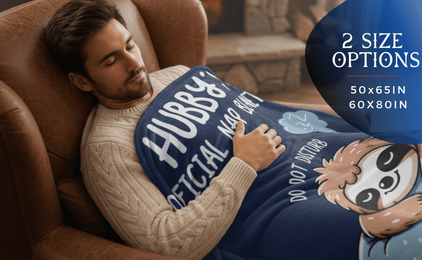 Husband Gifts, Valentine's Day Christmas Birthday Gifts for Husband, Hubby, Flannel Throw Blanket 60x80 Inches