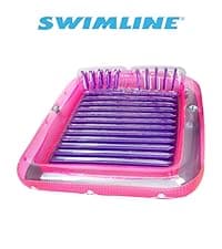 SWIMLINE Suntan Tub, Classic Inflatable Tanning Lounge Float with Adjustable Pillow, 71" Long - Outdoor Floating Lounger for Lake, River, Beach & Swimming Pool, Includes Rope Surround & Repair Patch