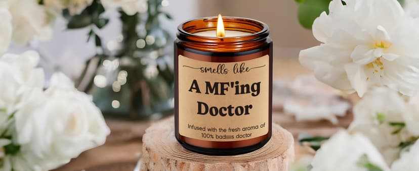 Med School Appreciation, Acceptance, Christmas, Residency Graduation Gifts for Doctors Female, Male Future Surgeon, Best Dr. Miracu Candle, Doctor Gifts for Women Men, Funny Cool Medical Student Gifts B0CYGZPW3N