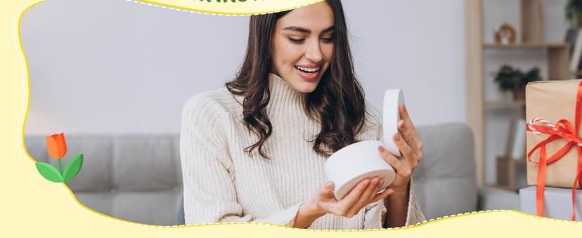 OASSIE Thank You Gifts for Women - Mini Handmade Positive Tulip Flowers Crochet with Message Card - Christmas Birthday Farewell Employee Appreciation Gifts for Coworkers, Emotional Support Crochet